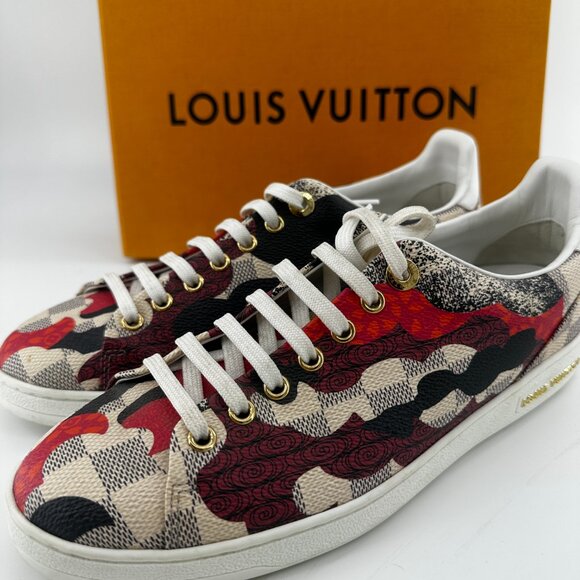 Louis Vuitton Damier Azur Overcloud Sneakers - Picture 2 of 9